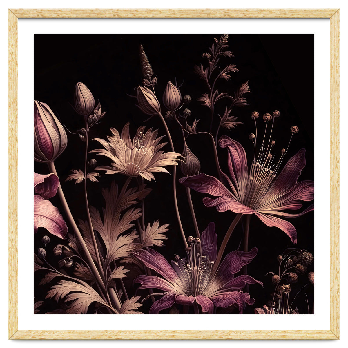 VINTAGE COLOURFUL BOTANICAL-10A-1