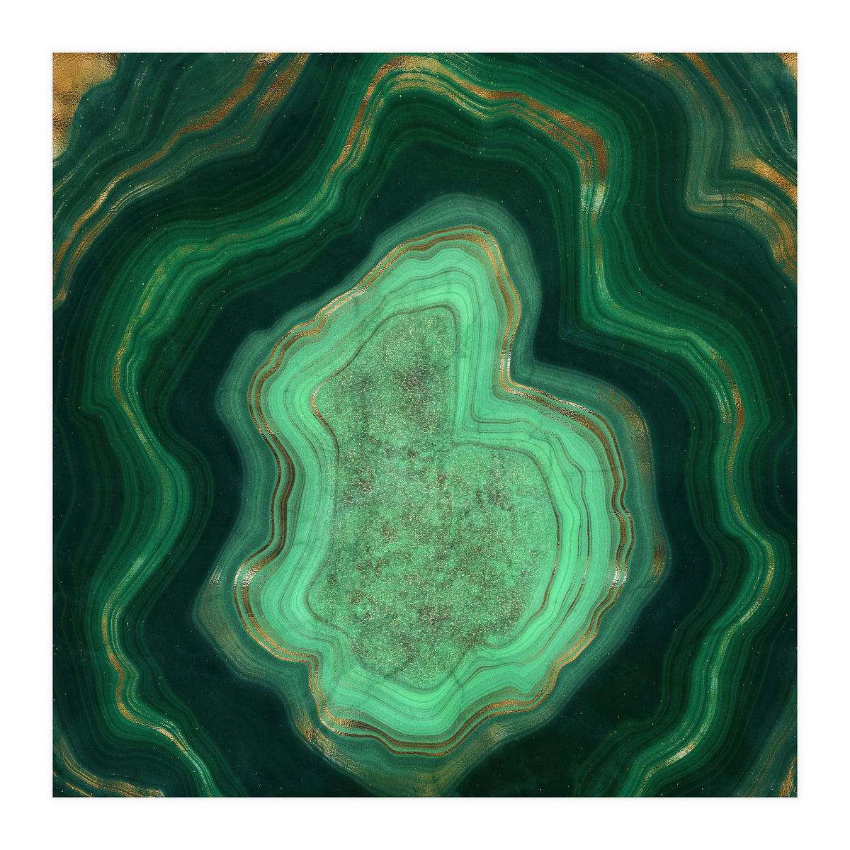 Malachite Texture 06 (Print Only)