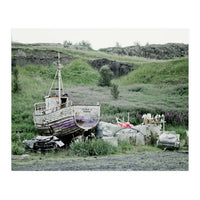 Abandoned Boat - Iceland (Print Only)