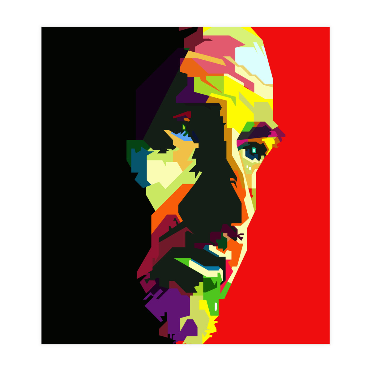 Peter Gabriel English Music Celebrity Pop Art WPAP (Print Only)