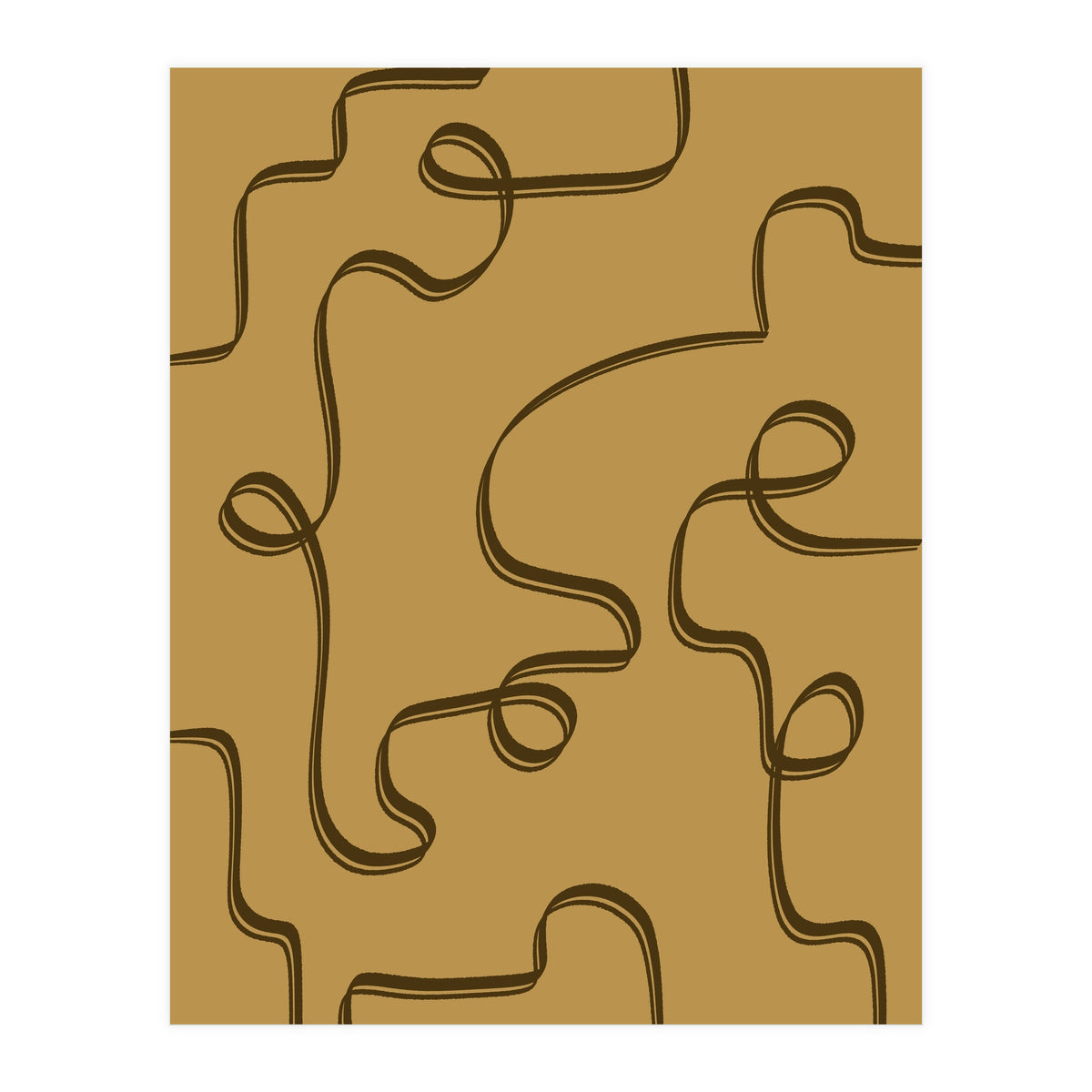 Ribbon Dance on Sand (Print Only)