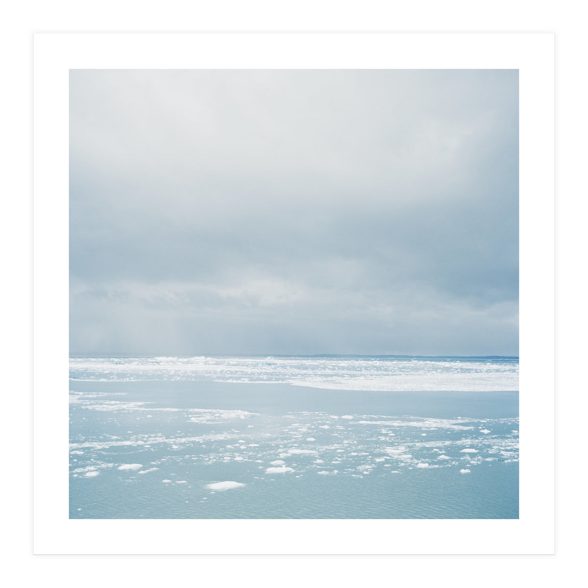 time passing by - Glacier  (Print Only)