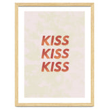 Kiss Kiss Kiss Love Typography thumbnail