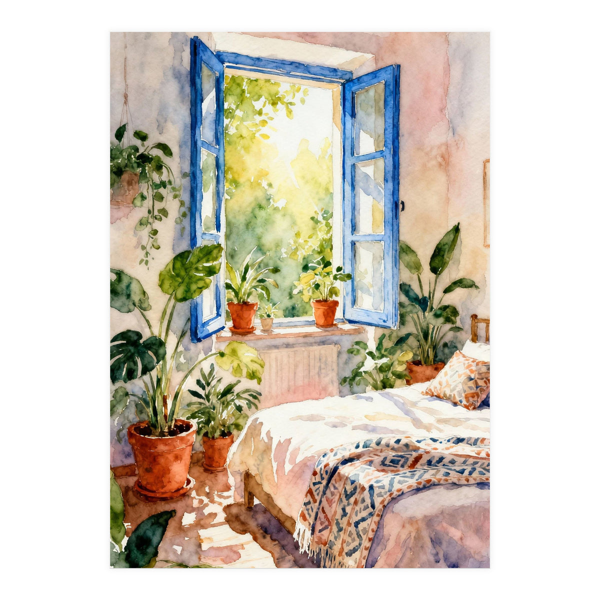 Matisse Inspired Bedroom (Print Only)