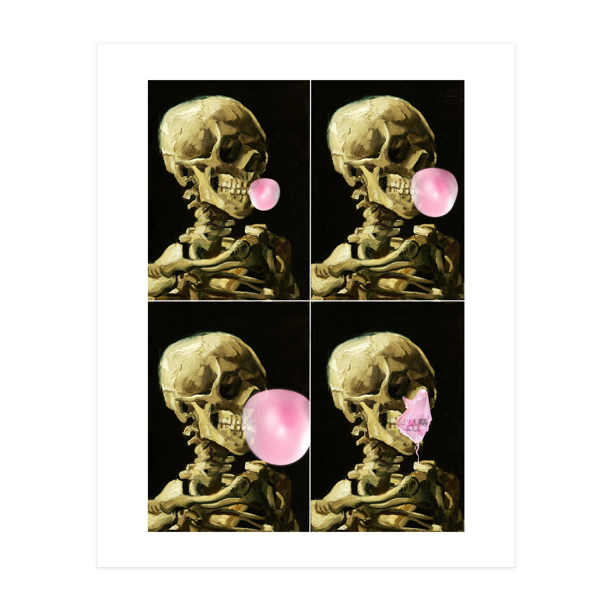 Skull Gum Explosion (Print Only)