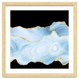 Blue & Gold Glitter Agate Texture 04 thumbnail