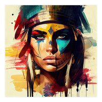 Powerful Egyptian Warrior Woman #1 (Print Only)