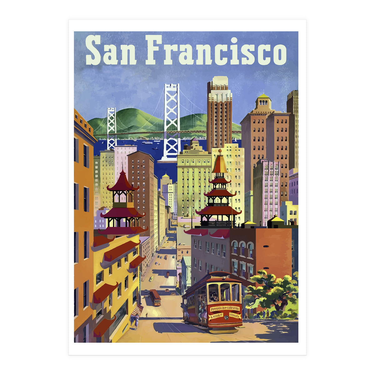 San Francisco Cityscape (Print Only)