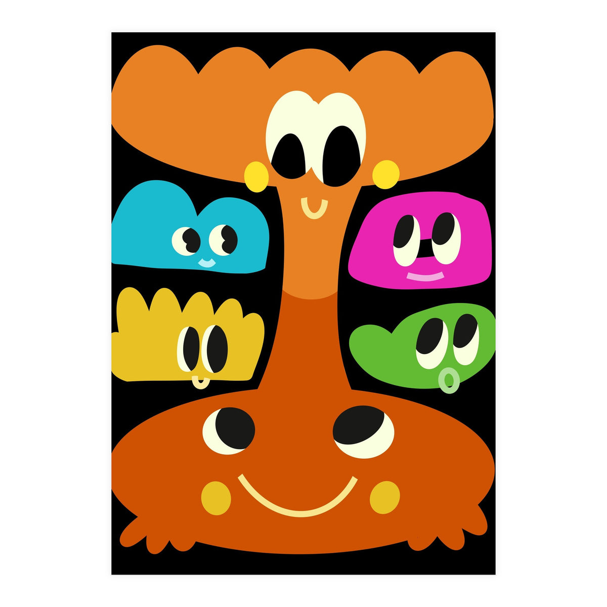 happy tree (Print Only)