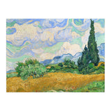 Wheat Field with Cypresses. (Print Only) thumbnail