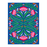 Bold Symmetrical Flowers (Print Only) thumbnail