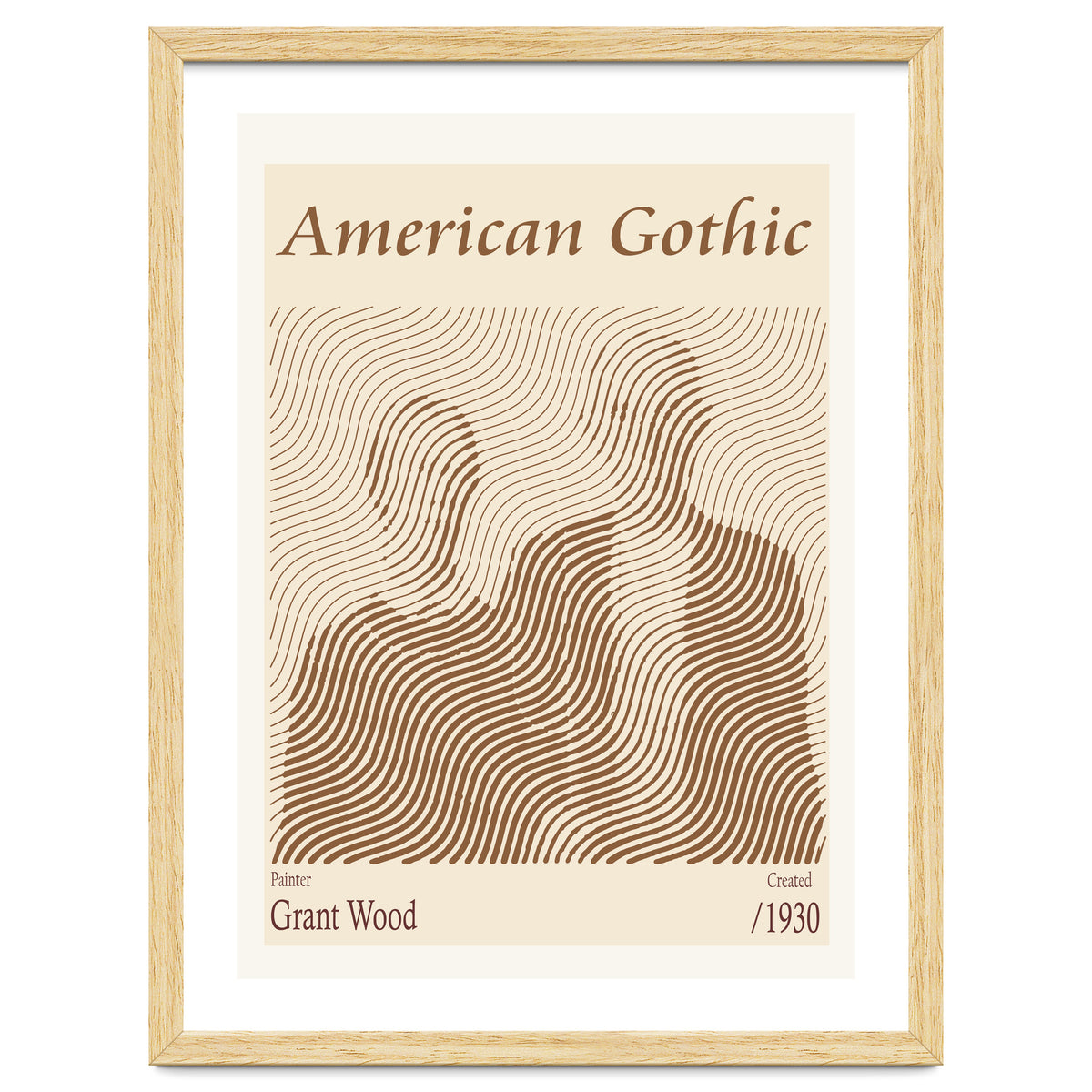 American Gothic – Grant Wood (1930)