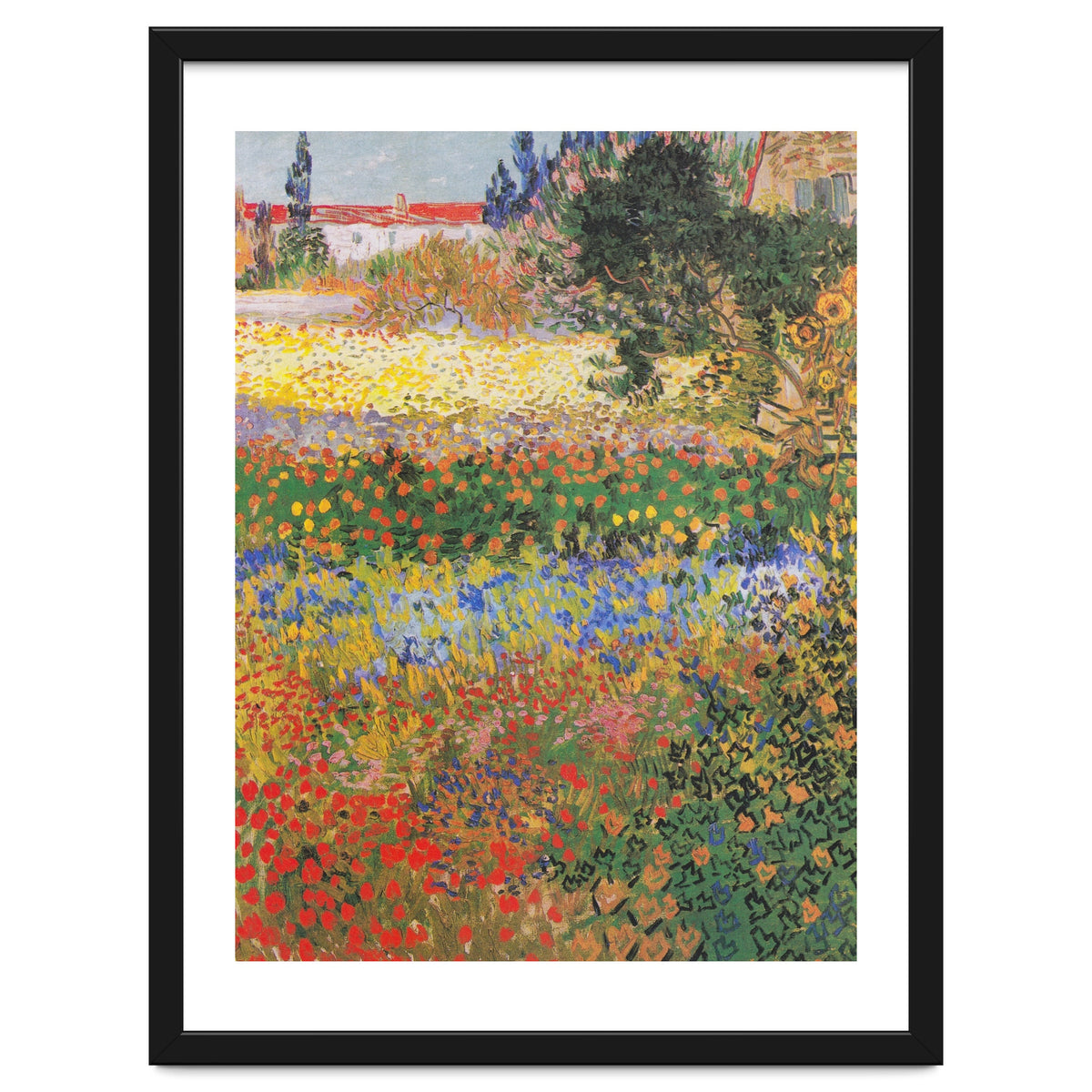 Vincent van Gogh – Flowering Garden – Classic Floral Masterpiece