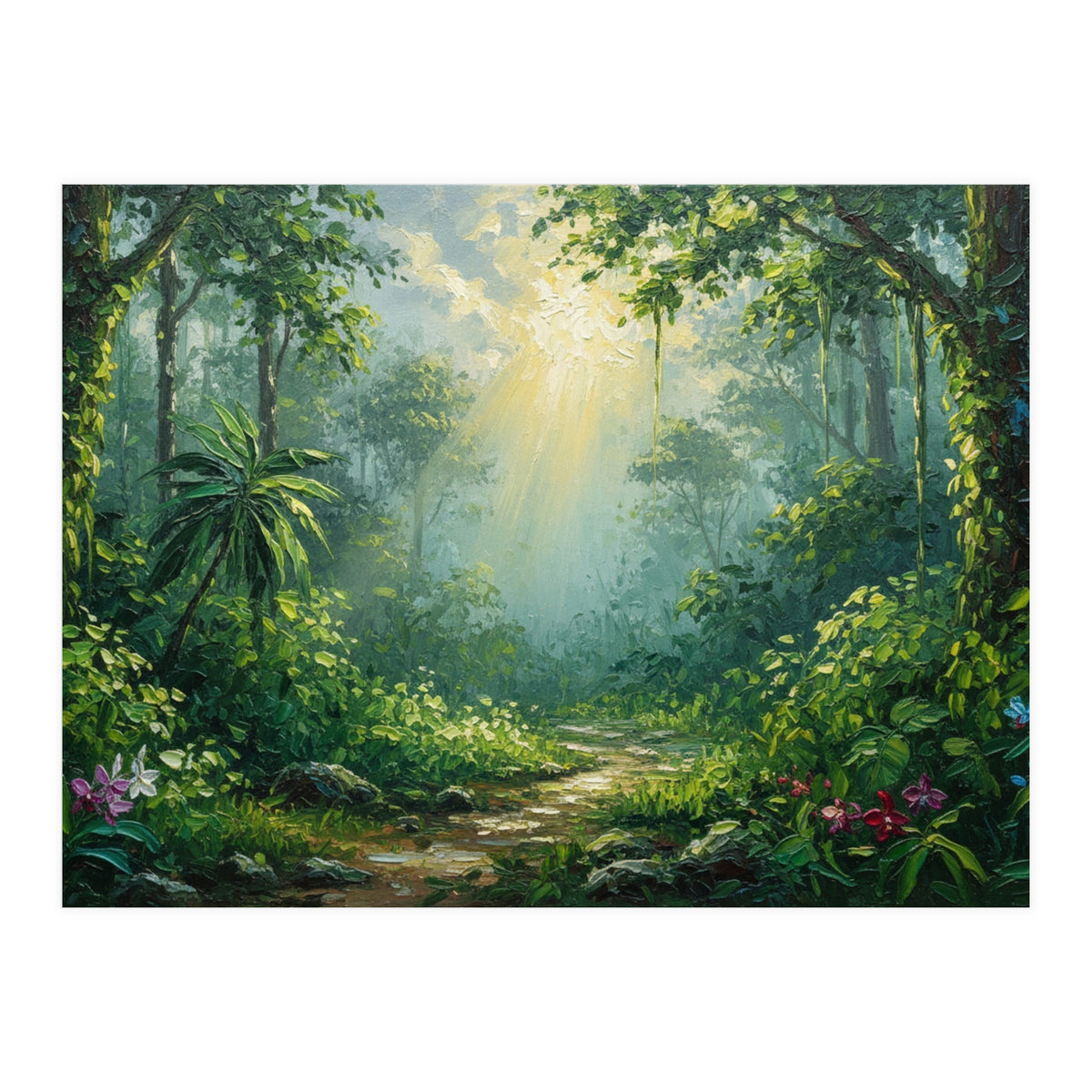 Sunlight in the Sacred Grove (Print Only)