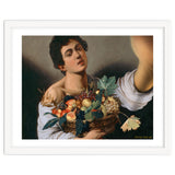 Boy With A Basket Of Fruit - Caravaggio - Selfie thumbnail