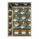 The water lily, Nelumbo lutea, in wallpaper and tile patterns. Lithograph by Verneuil. (Print Only) thumbnail