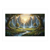 Enchanted Waterfall Meadow (Print Only) thumbnail