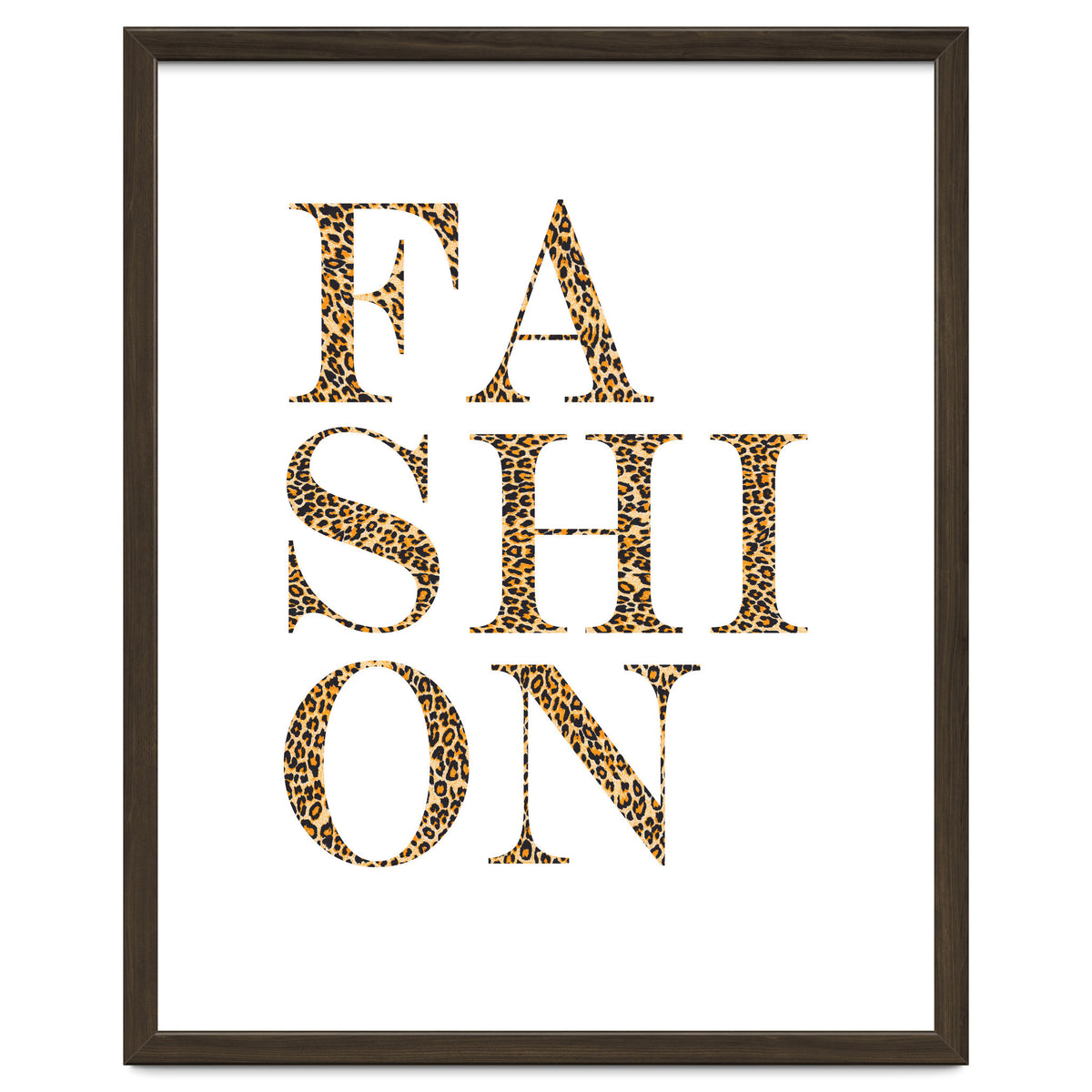 Fashion, Leopard Print Letters, Modern Chic decor