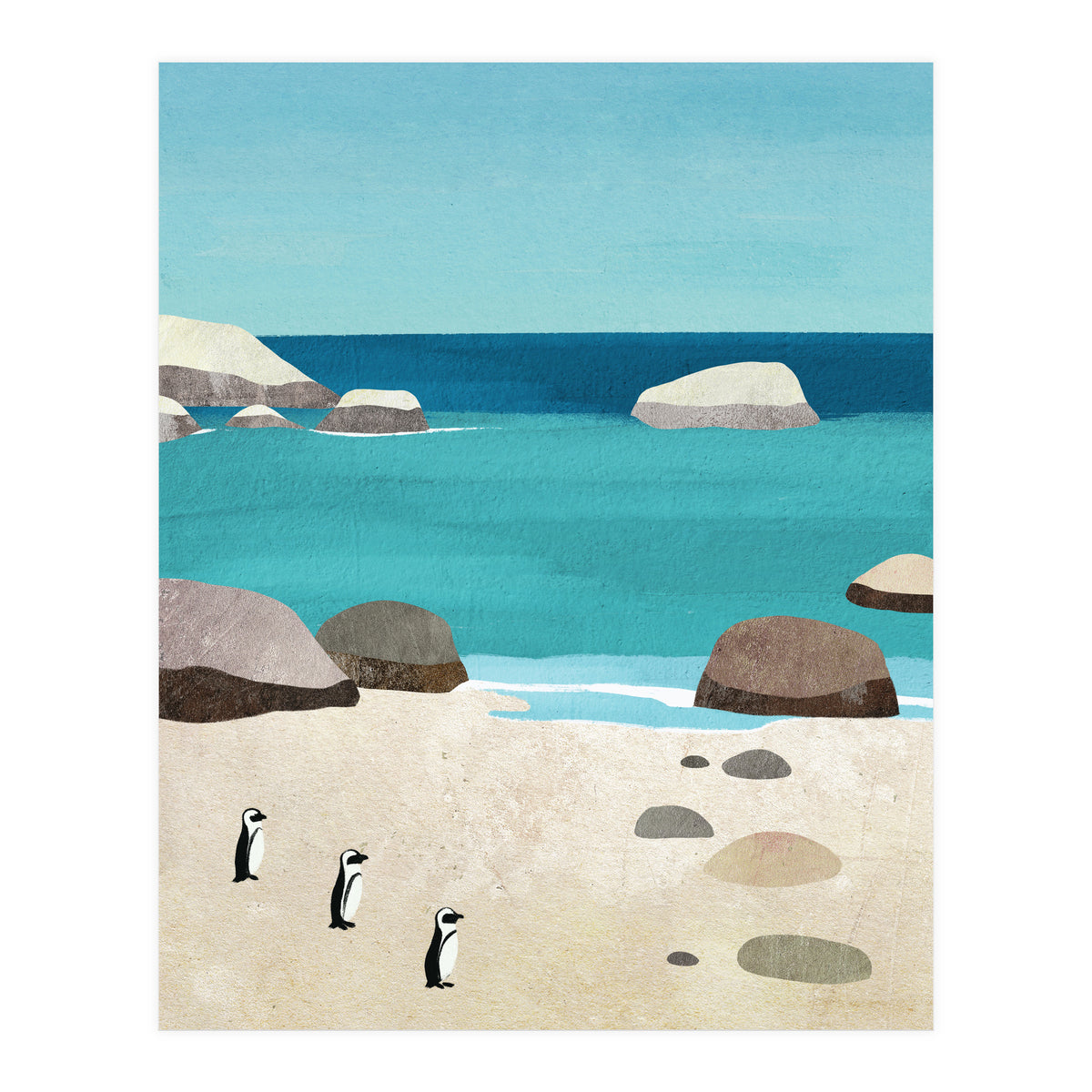 Penguins, Boulders Beach  (Print Only)