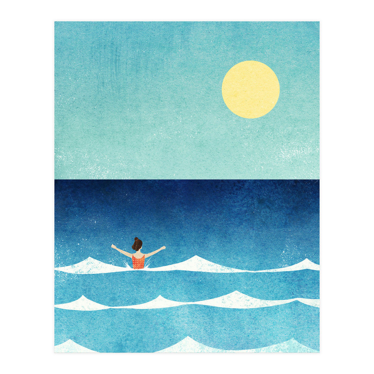 Sea Swim (Print Only)