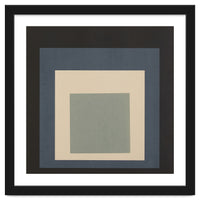 JOSEF ALBERS - HOMAGE TO THE SQUARE BEIGE GREY BLACK HIGH RESOLUTION