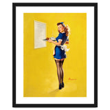 Pinup Sexy Waitress Looking Back thumbnail