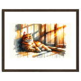Cat Relaxing In Sunlight thumbnail
