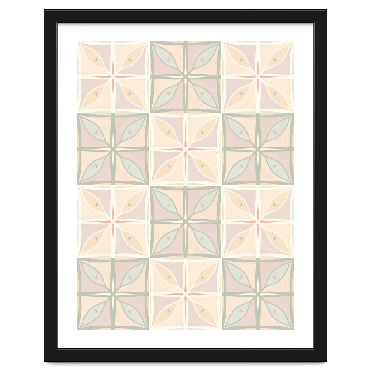 Old Style Pastels Kitchen Tiles
