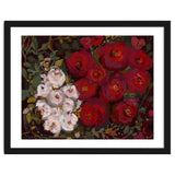 Vintage oil painted moody romantic Roses thumbnail