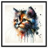 Colorful Kitten Portrait thumbnail