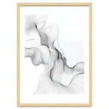 Abstract Black And White Flowing Lines thumbnail