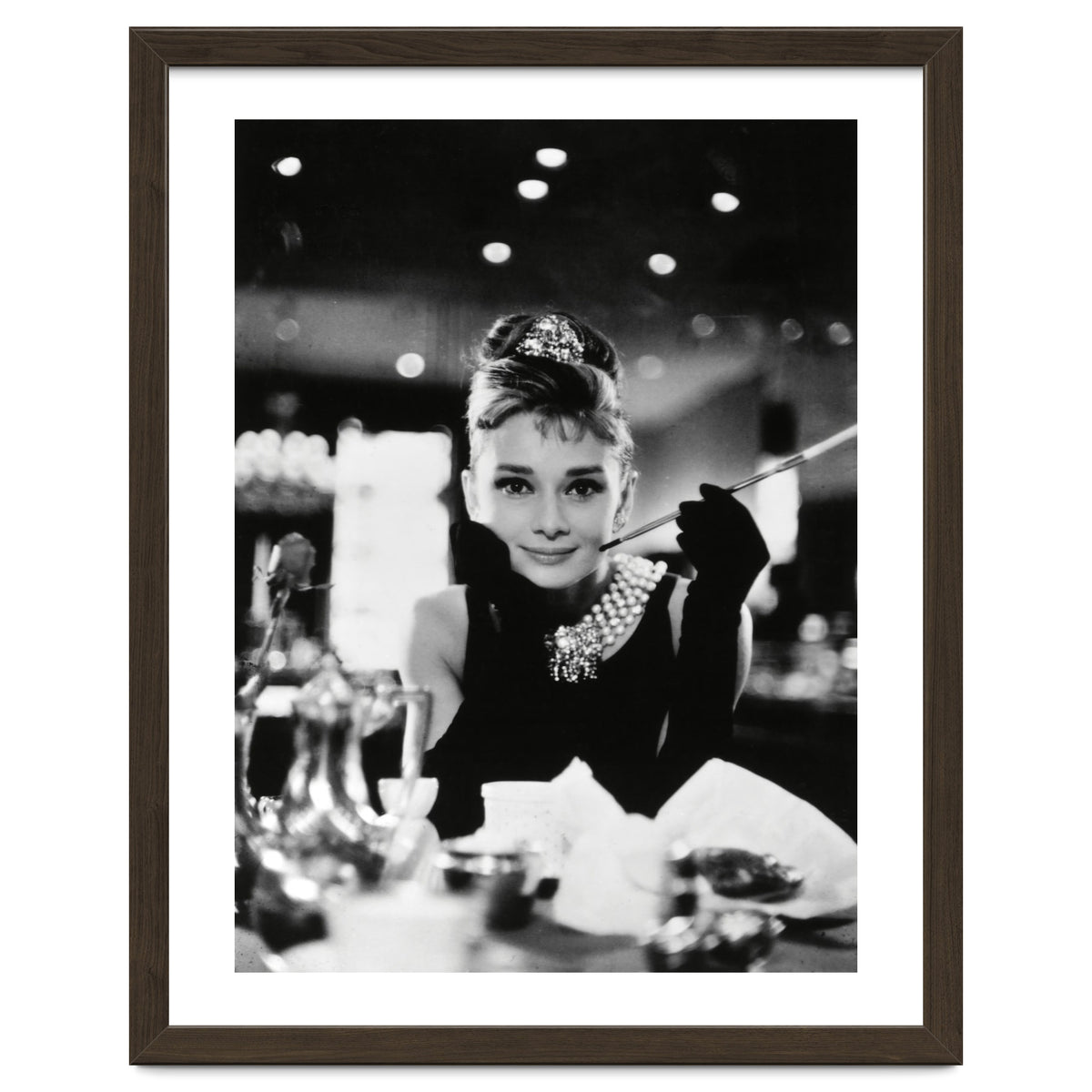 AUDREY HEPBURN in BREAKFAST AT TIFFANY'S (1961), directed by BLAKE EDWARDS.