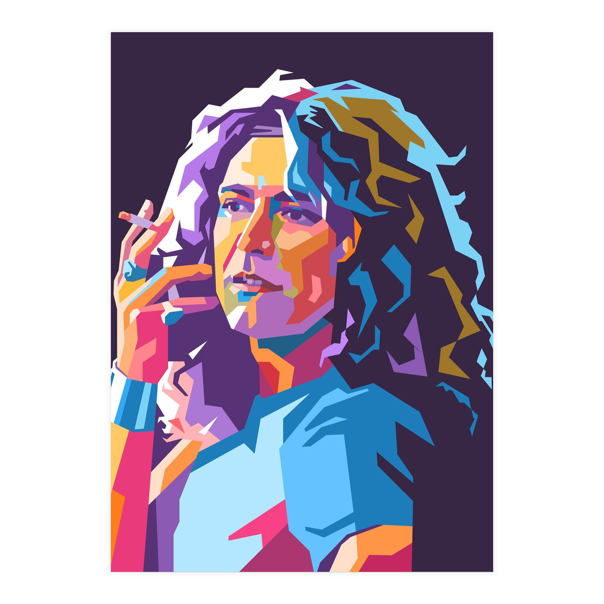 Robert Plant wpap art (Print Only)