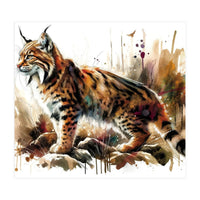 Lynx In The Wilderness (Print Only)