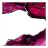 Burgundy & Silver Agate Texture 15 (Print Only) thumbnail