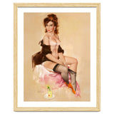 Sexy Pinup Brunette Modelling thumbnail