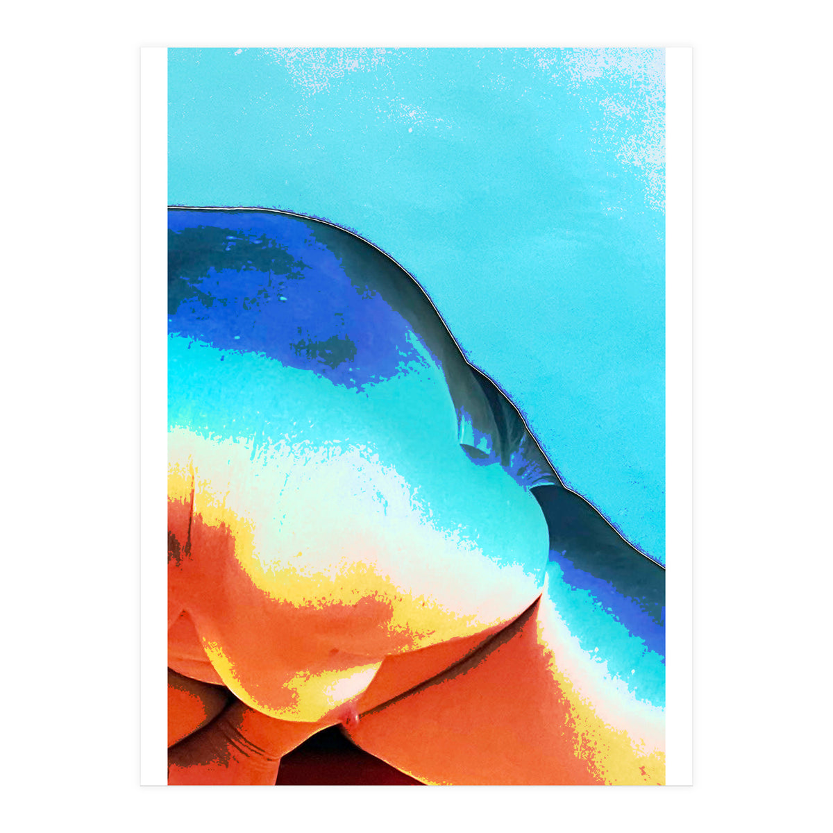 Aqua Fire |  Dunes (Print Only)