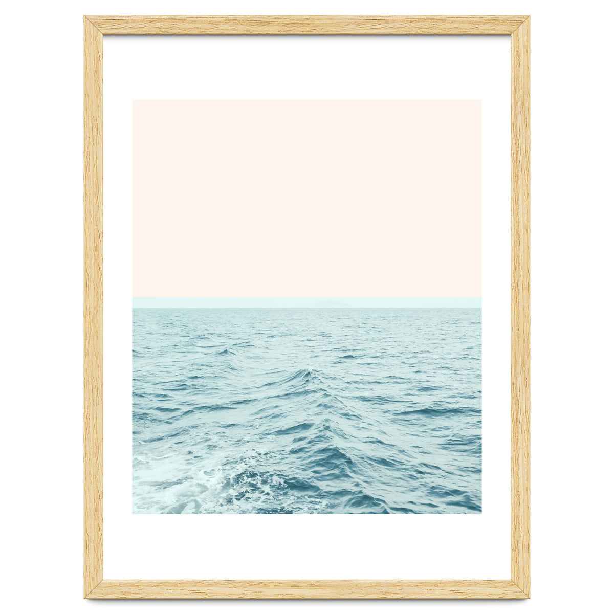 Sea Breeze, Minimal Nature Ocean Photography, Scenic Landscape Pastel Luxe Sea