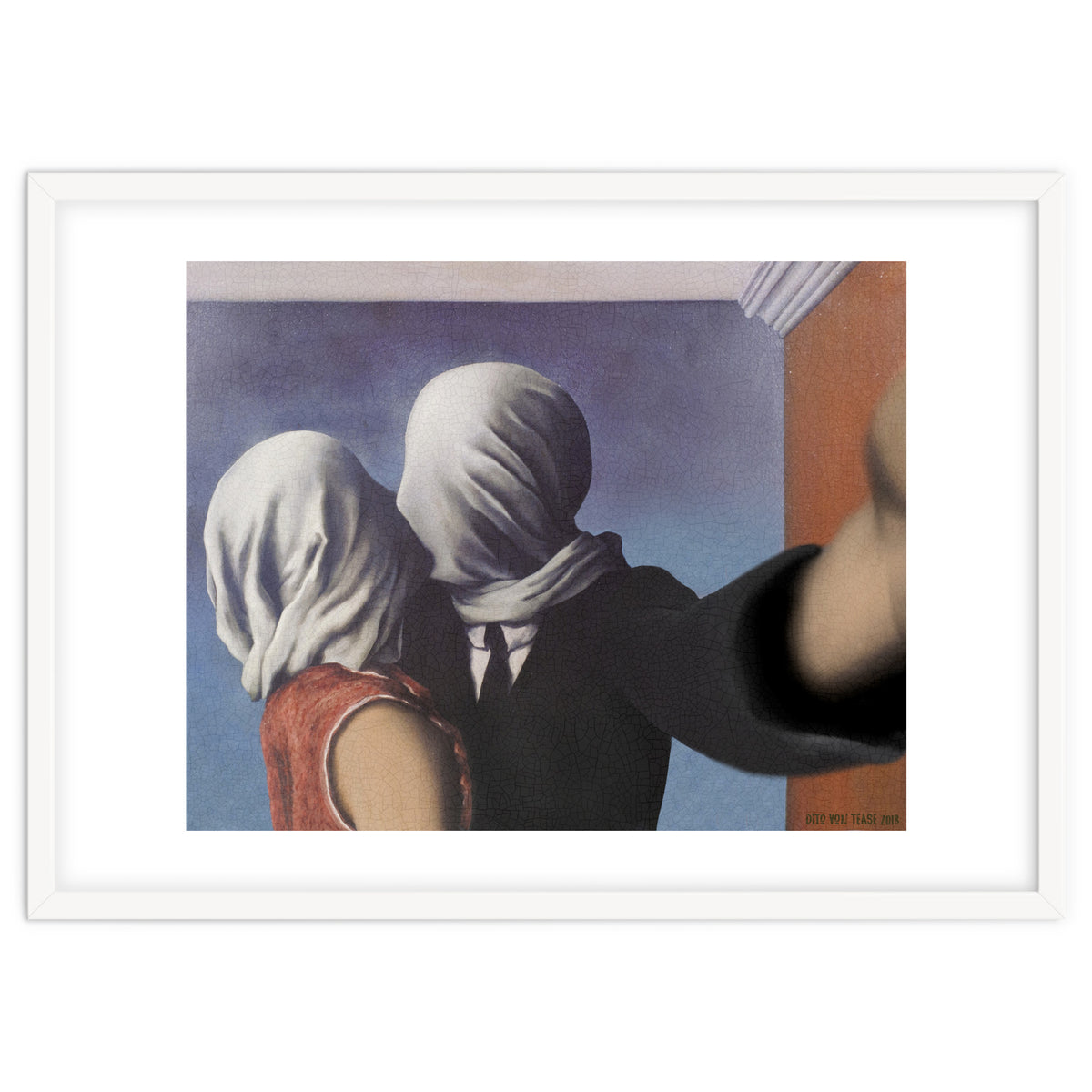 Lovers - Magritte - Selfie