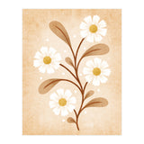 Vintage Beige Daisies (Print Only) thumbnail