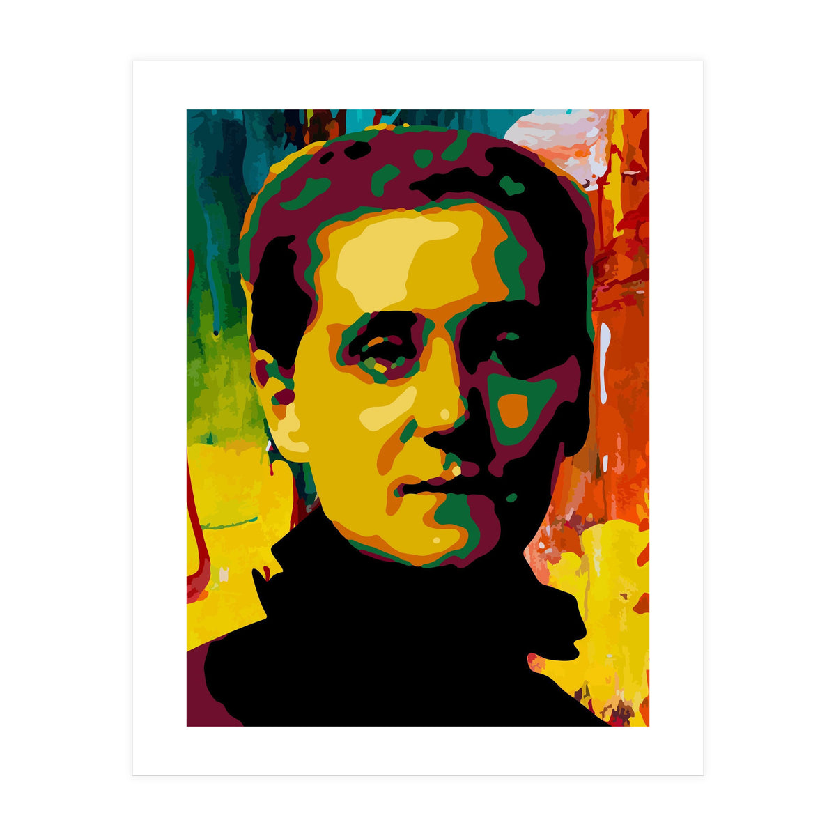 Jane Addams Colorful Abstract Art 2 (Print Only)