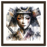 Ink Veil Asian Warrior Woman Portrait thumbnail