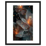 Ethereal Glowing Flora: Abstract Translucent Petals thumbnail