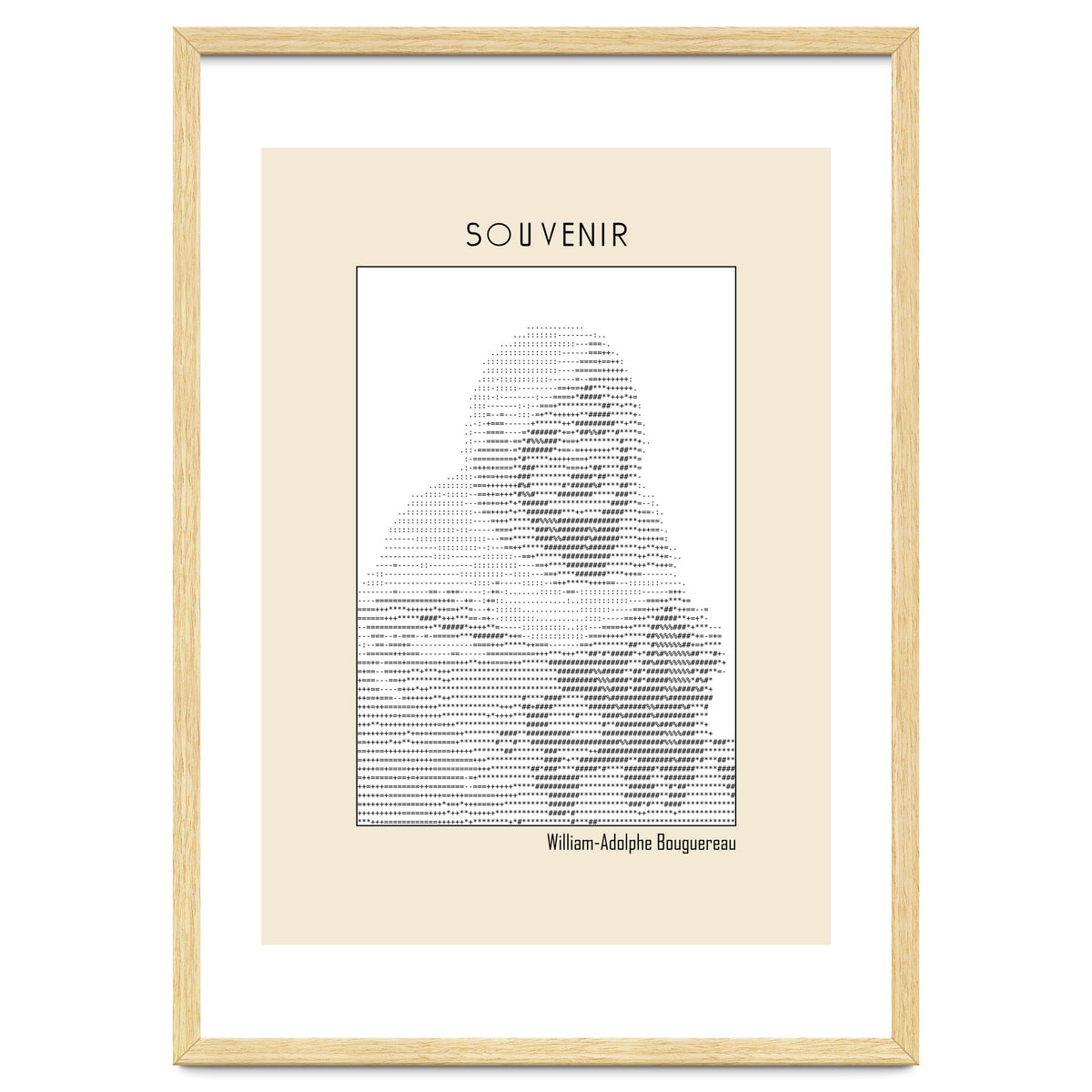Souvenir – William Adolphe Bouguereau (1894) – Ascii Art