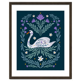 Swan Purple And Teal thumbnail