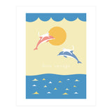 bon voyage - adventure cats and dolphins (Print Only) thumbnail