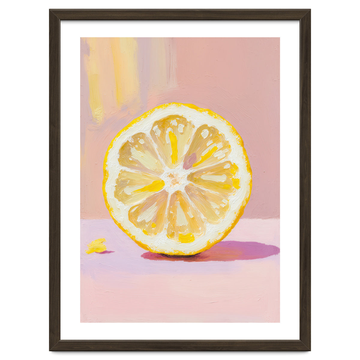 Lemon Slice – Modern Still Life Food
