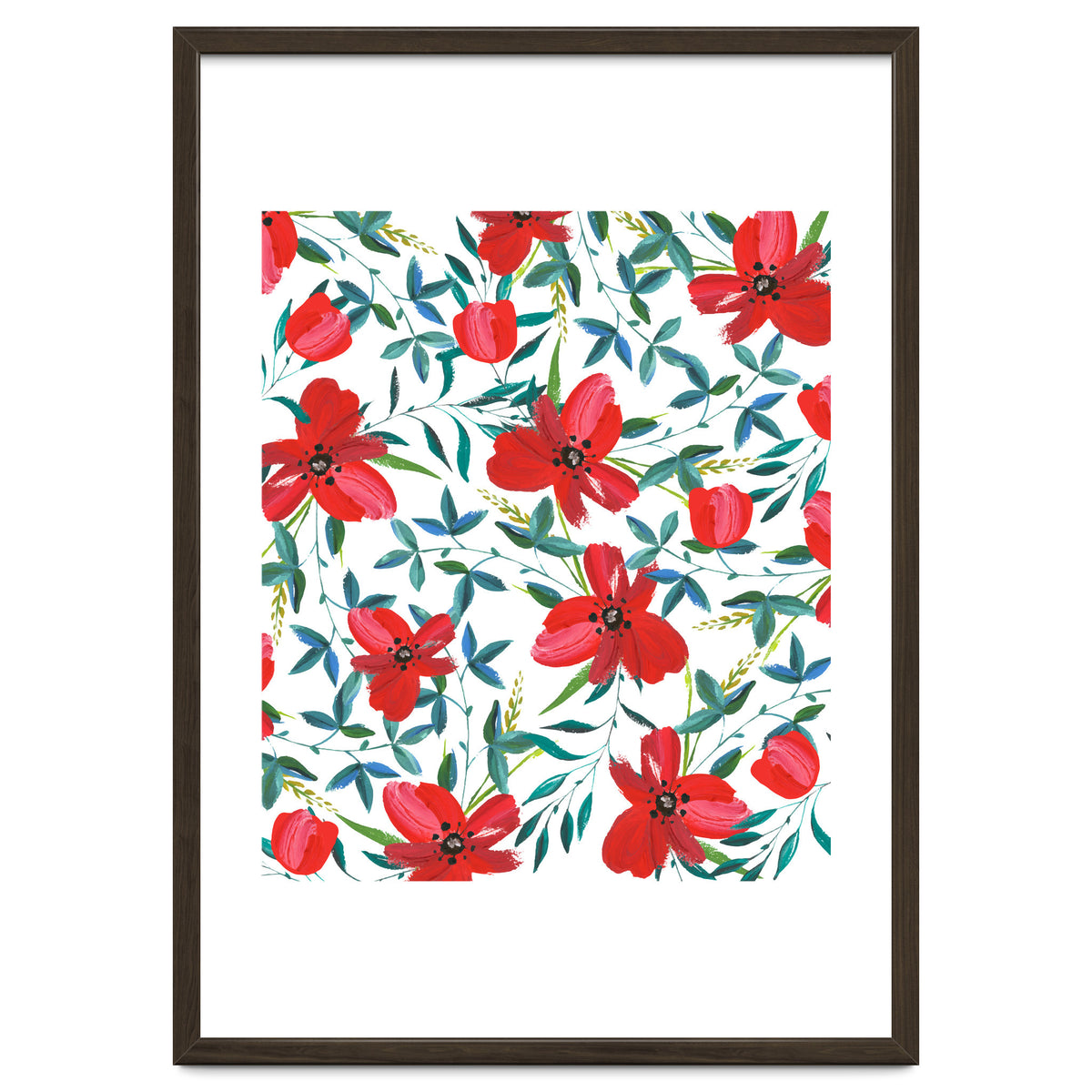 Red Blossom #society6 #decor #buyart
