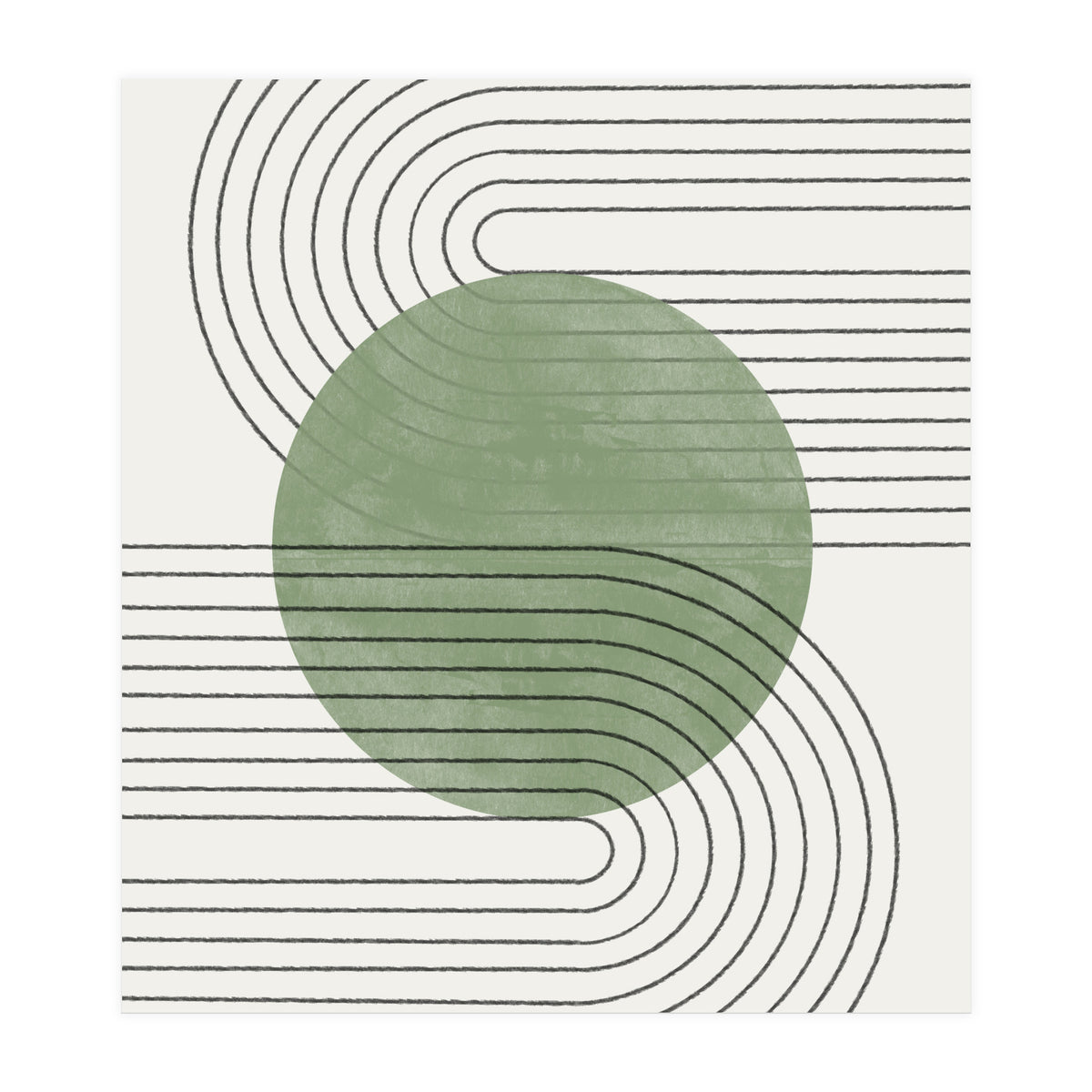 GREEN MOON  (Print Only)