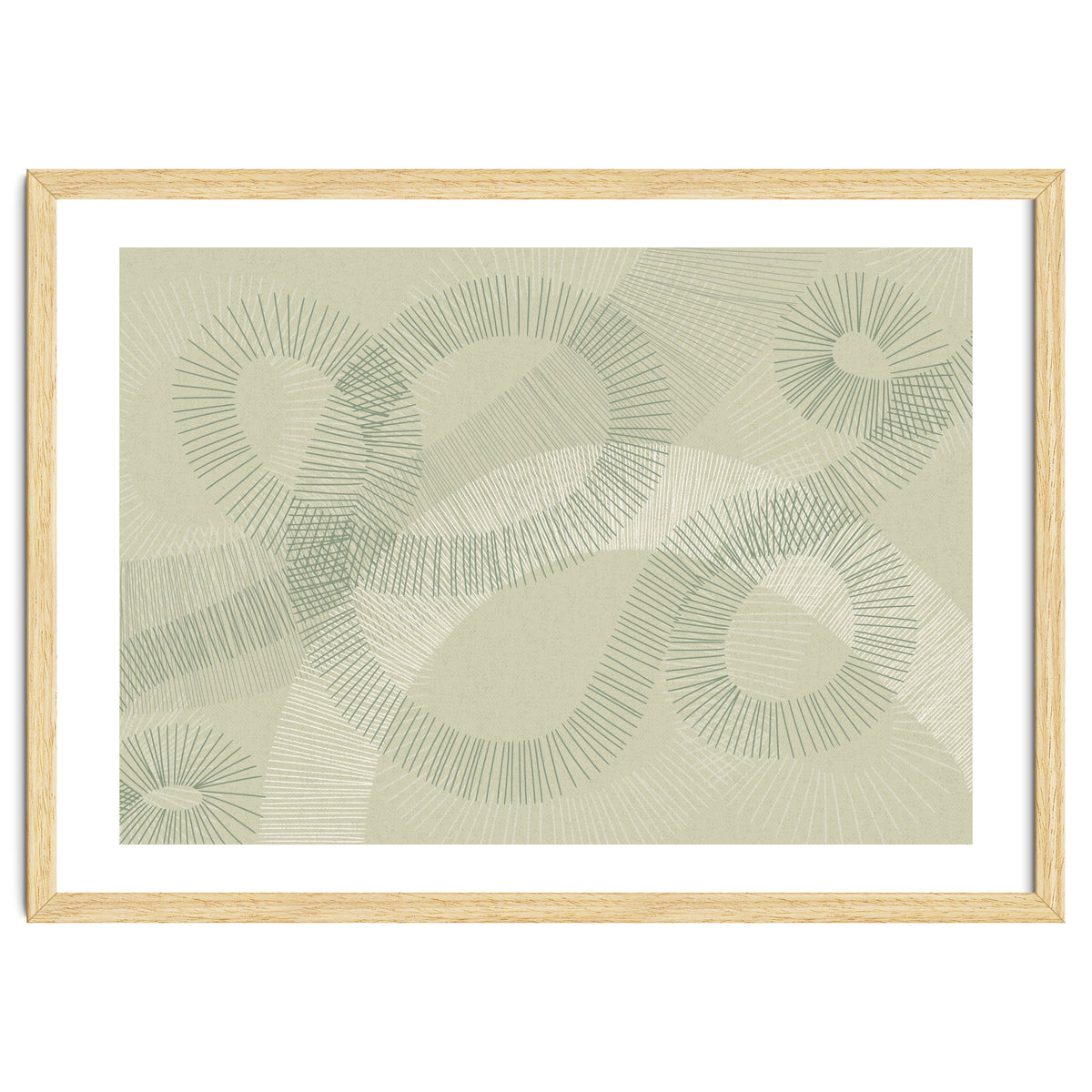 calming essentials Curved Lines soft sage